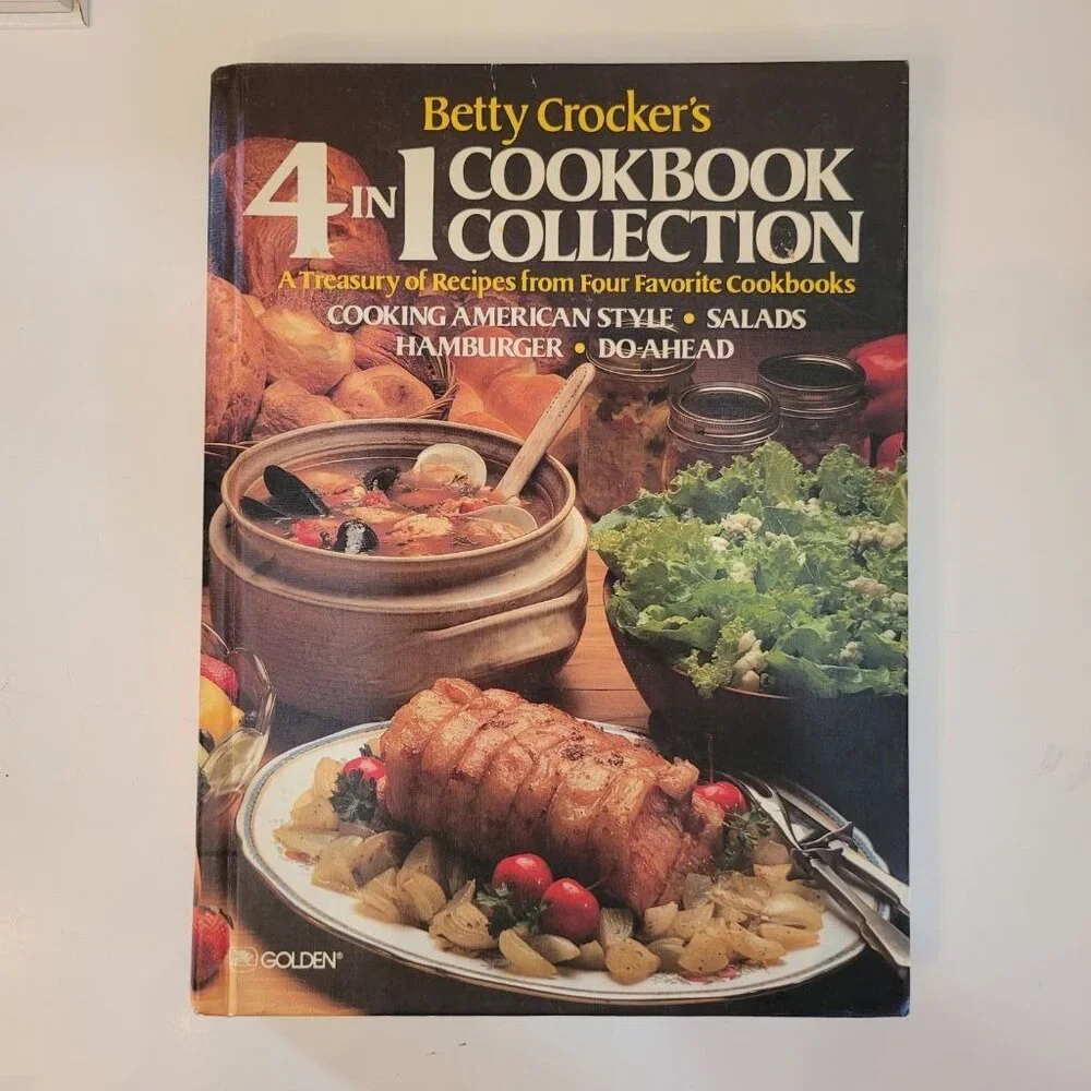 Set of 3 Hardcover Books Crisco Betty Crocker 4 in 1 Good Housekeeping Microwave
